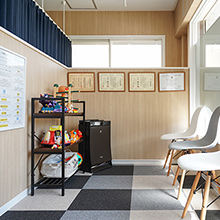 キッズスペースありでお子様連れも安心